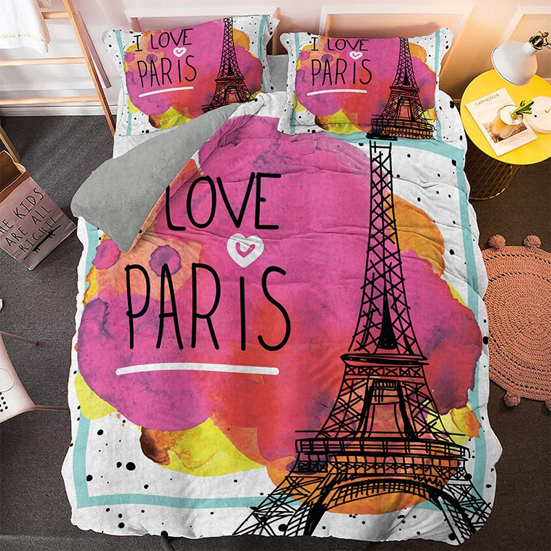 Housse De Couette I Love Paris