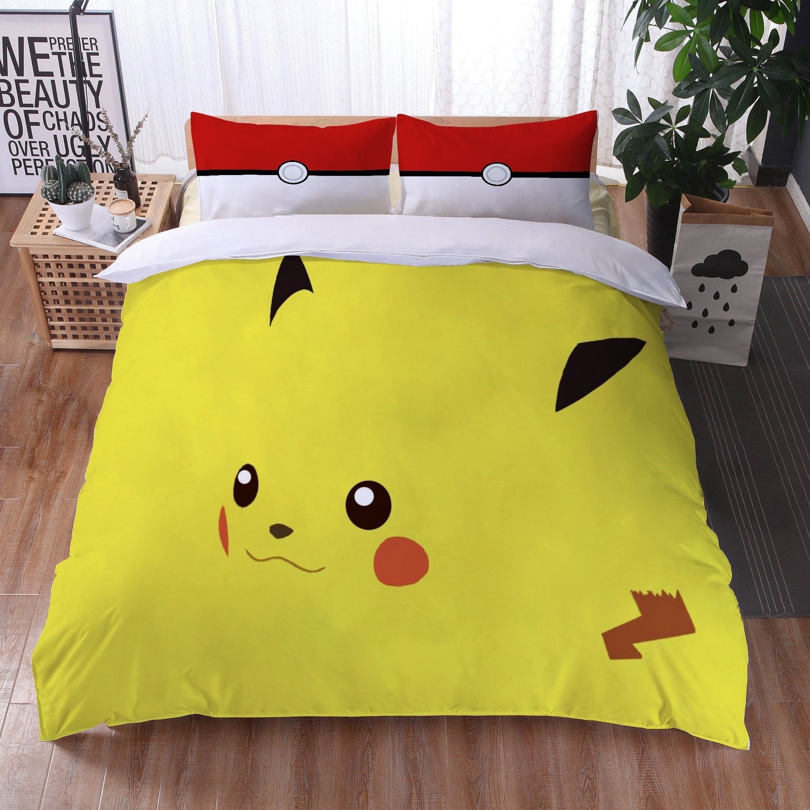 Housse De Couette Jaune Pokémon Pikachu