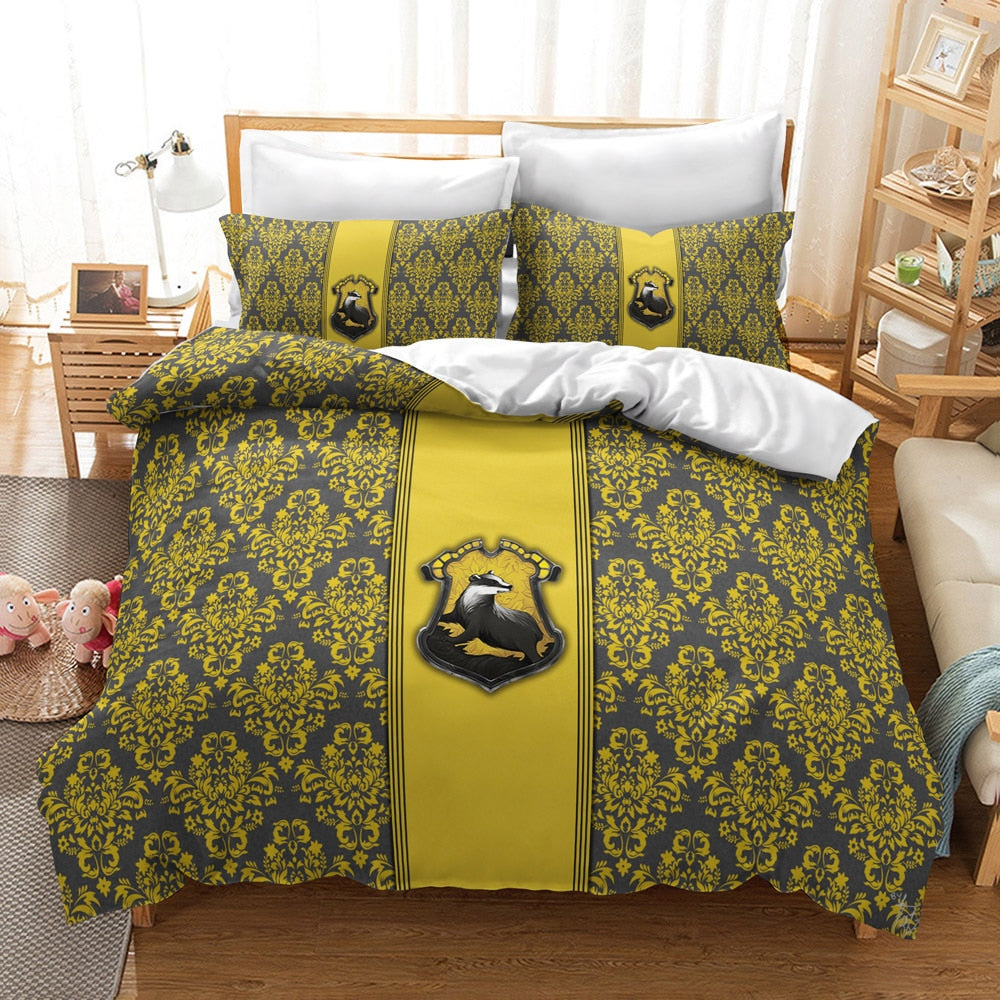 Housse De Couette Jaune Poufsouffle