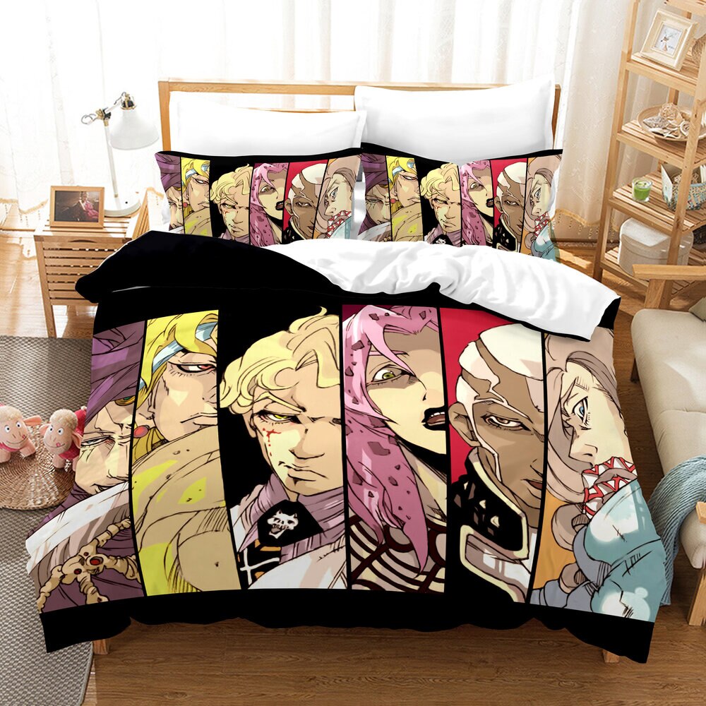 Housse De Couette Jojo's Bizarre Adventure Personnages Principaux