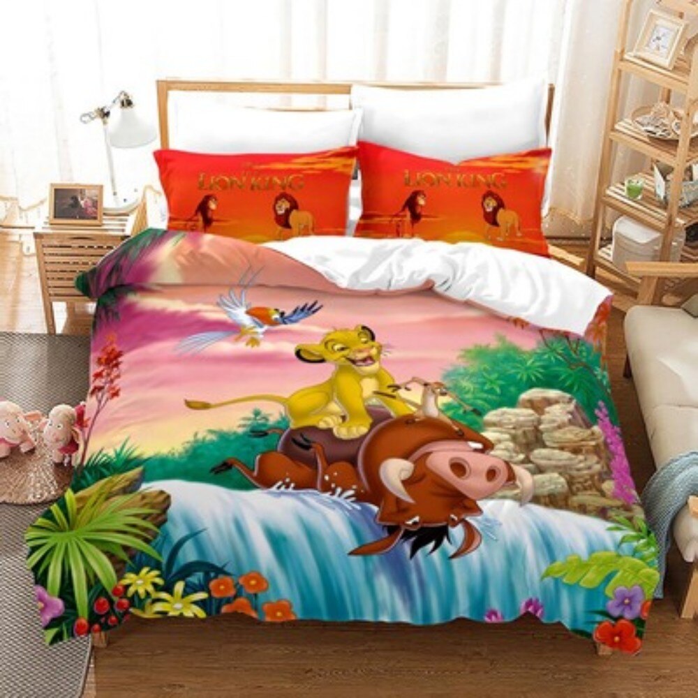 Housse De Couette Le Roi Lion Pumbaa Et Timon