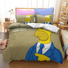 Housse De Couette Les Simpson Homer Beige