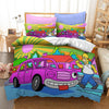 Housse De Couette Les Simpson Voiture Violette