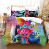 Housse De Couette Les Trolls Multicolore