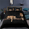 Housse De Couette Lion Et Lionne Endormis