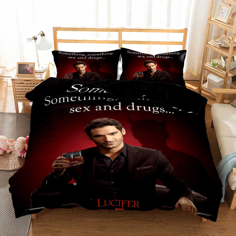 Housse De Couette Lucifer "Sexe Et Drogue"