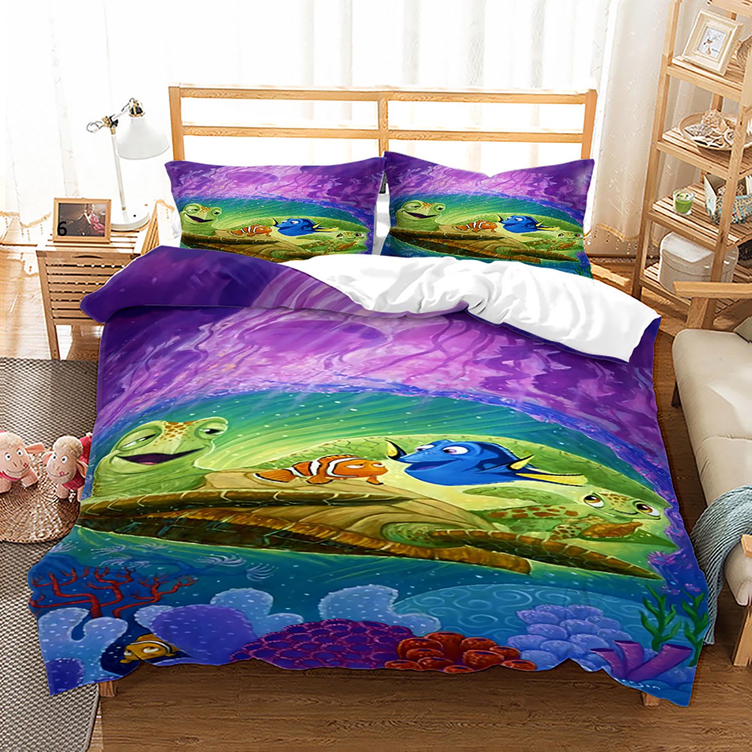 Housse De Couette Marin Et Dory Avec Crush