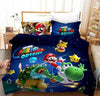 Housse De Couette Mario Et Yoshi Dans La Nuit