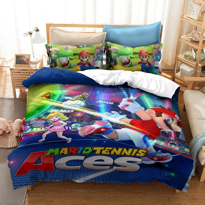 Housse De Couette Mario Tennis