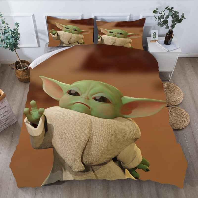 Housse De Couette Marron Bébé Yoda