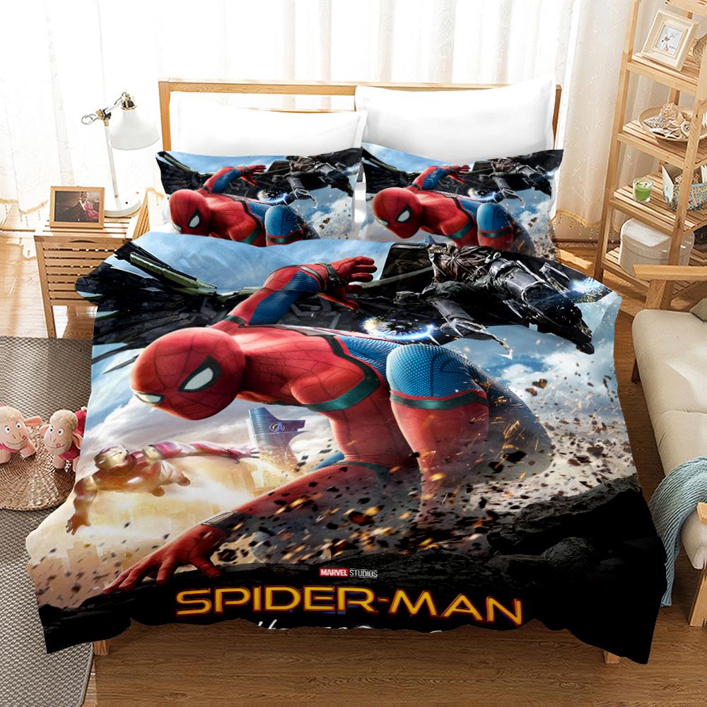 Housse De Couette Marvel Spider Man Iron Man