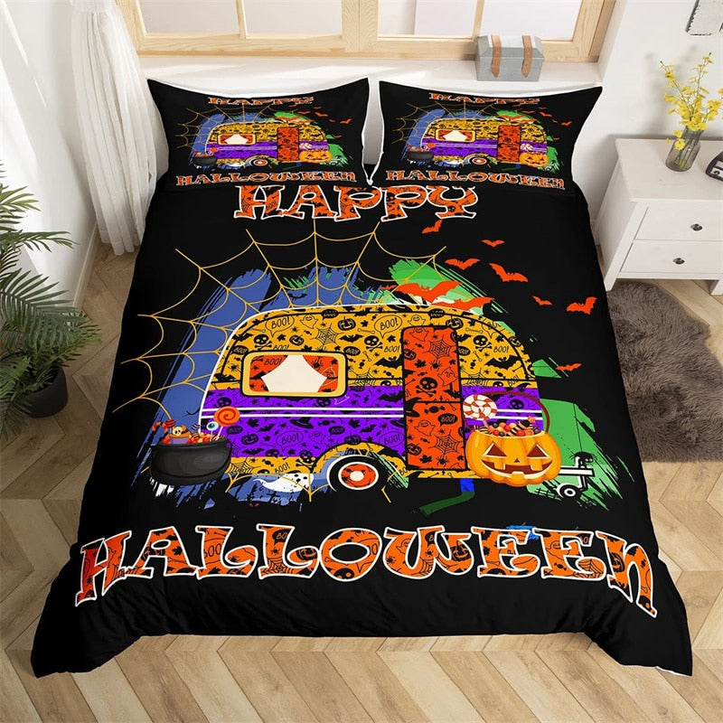 Housse De Couette Multicolore Fête d'Halloween