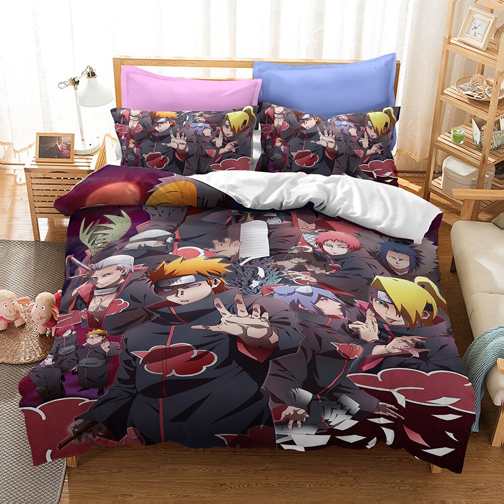 Housse De Couette Naruto Akatsuki Clan