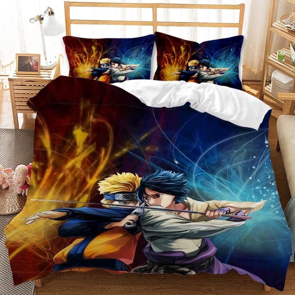 Housse De Couette Naruto Et Sasuke Fight