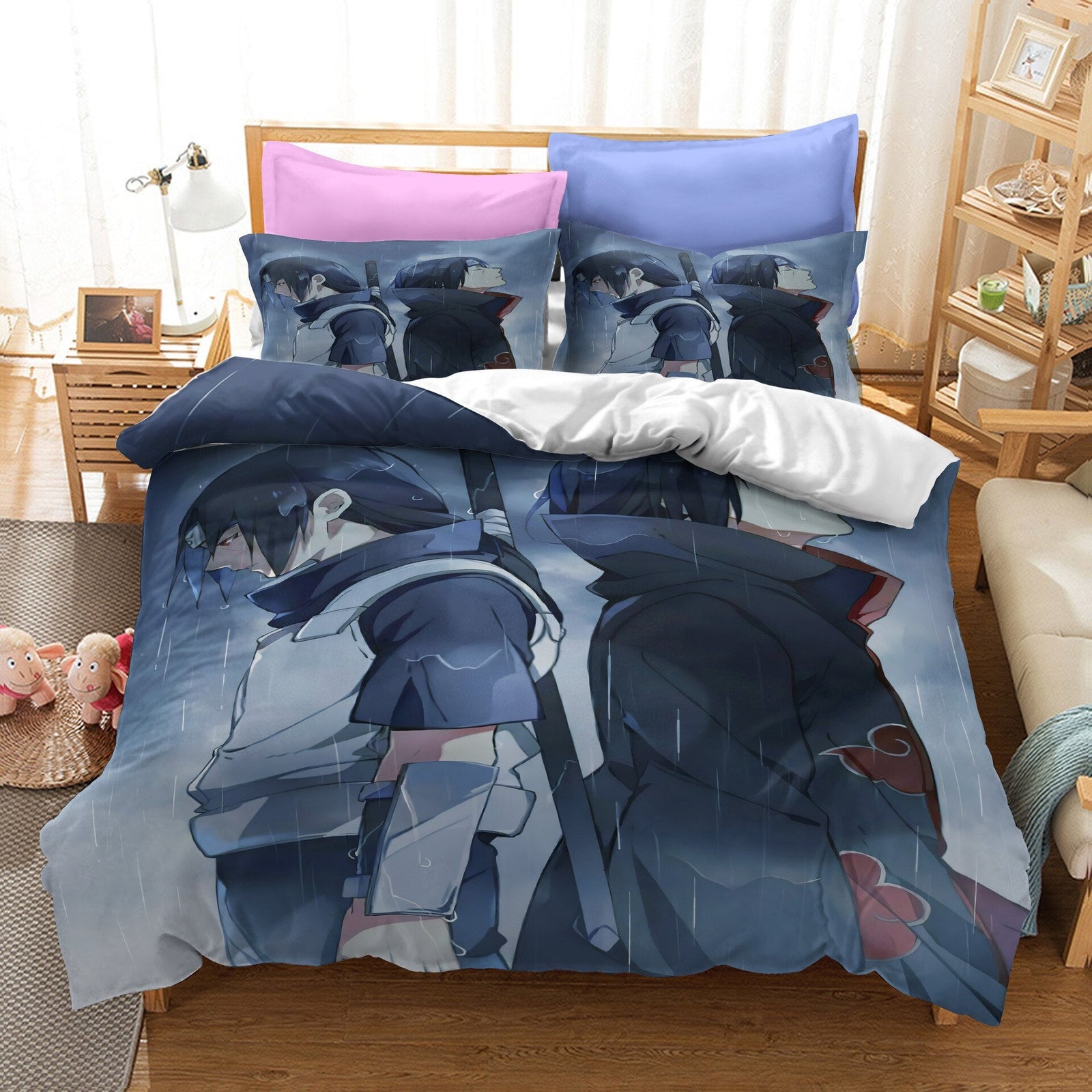Housse De Couette Naruto Sasuke et Itachi