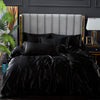 Housse De Couette Noir Satin