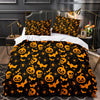 Housse De Couette Noir et Orange Halloween