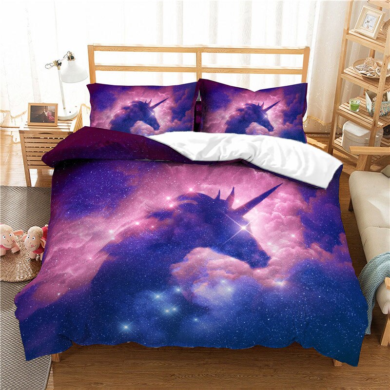 Housse De Couette Ombre De Licorne