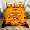 Housse De Couette Orange Caravane d'Halloween