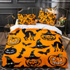 Housse De Couette Orange Halloween