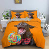 Housse De Couette Orange Labrador Sucette