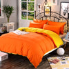 Housse De Couette Orange Polyester