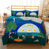 Housse De Couette Pour Enfant Caravane Nuit