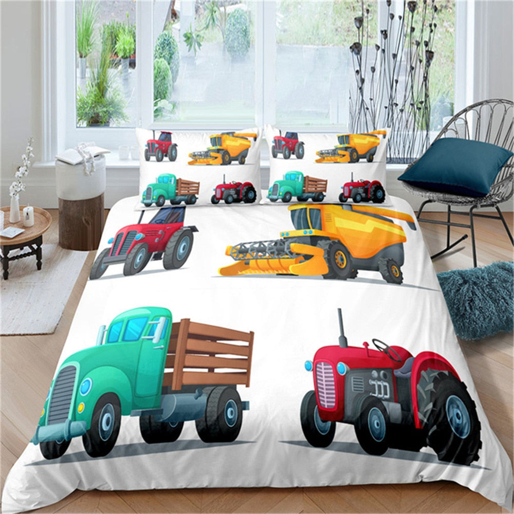 Housse De Couette Pour Enfant Tracteur
