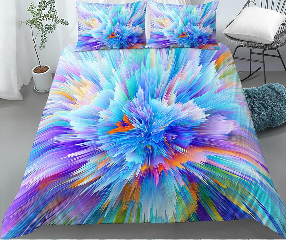 Housse De Couette Psychédélique Multicolore