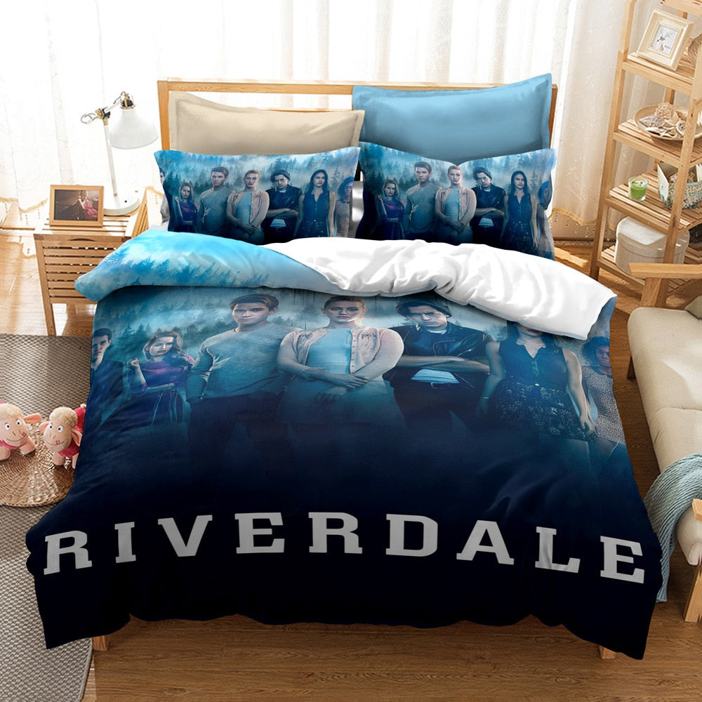 Housse De Couette Riverdale Bleue