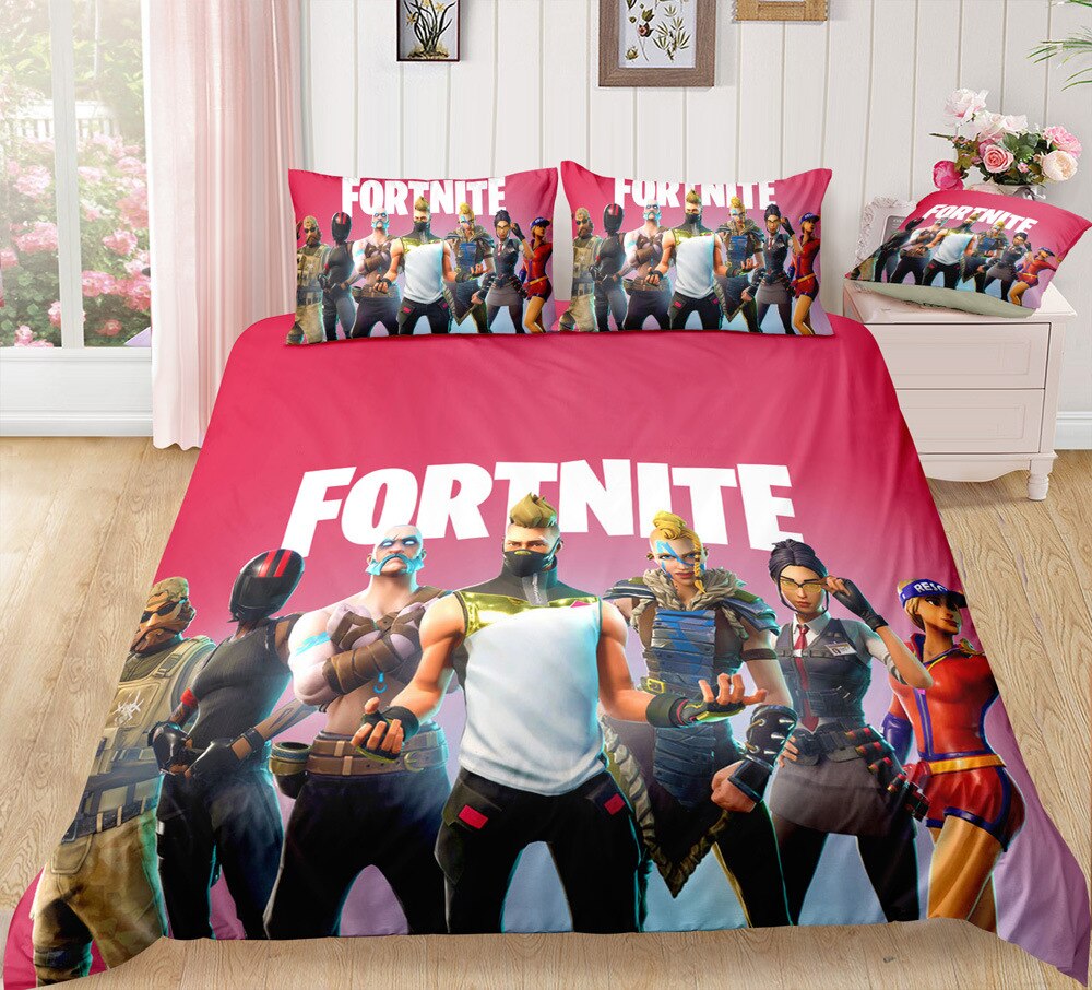 Housse De Couette Rose Fortnite