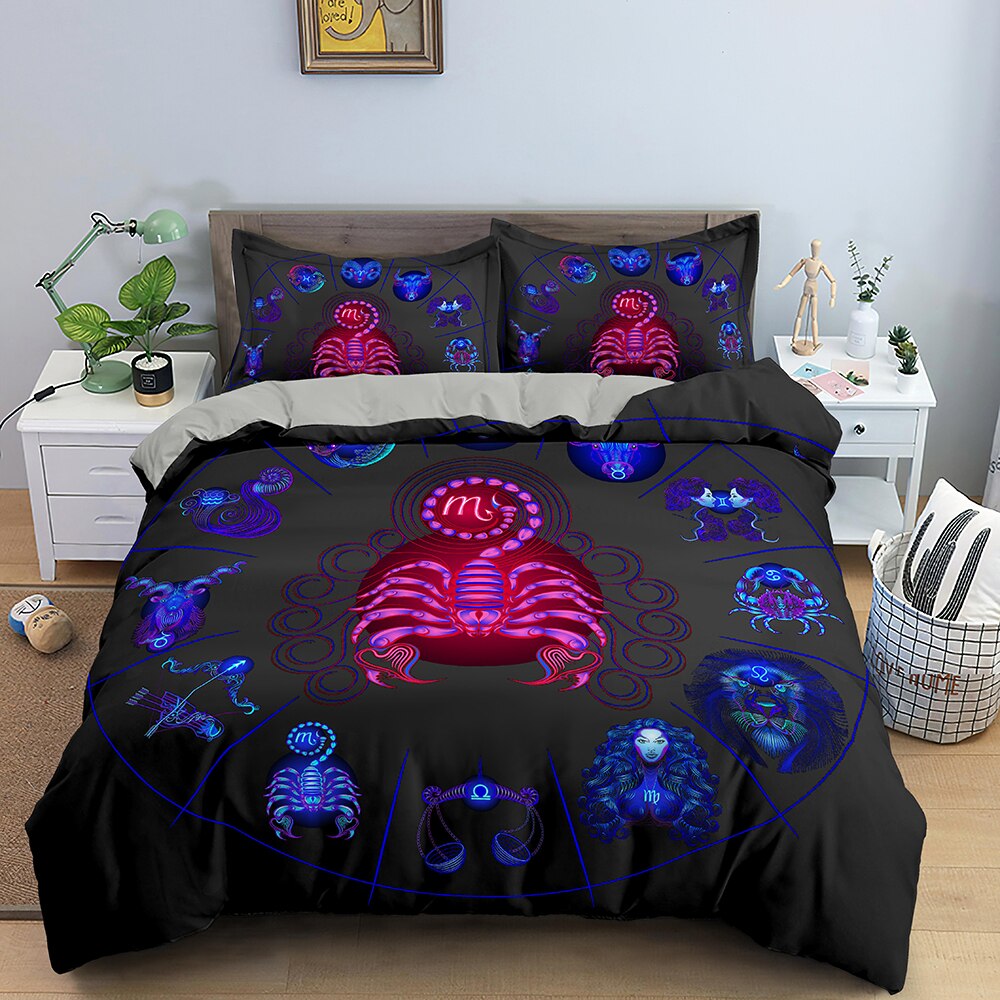 Housse De Couette Signe Astrologique Scorpion