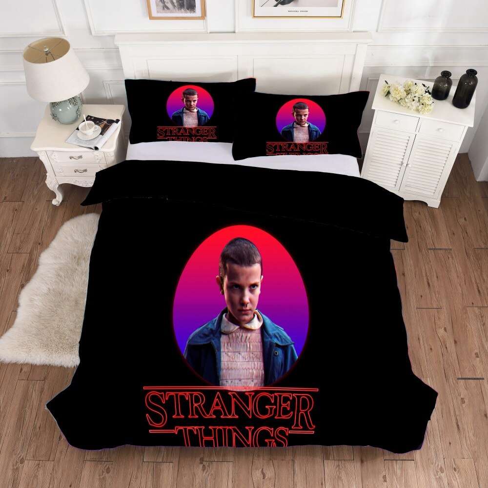 Housse De Couette Stranger Things Eleven Noire