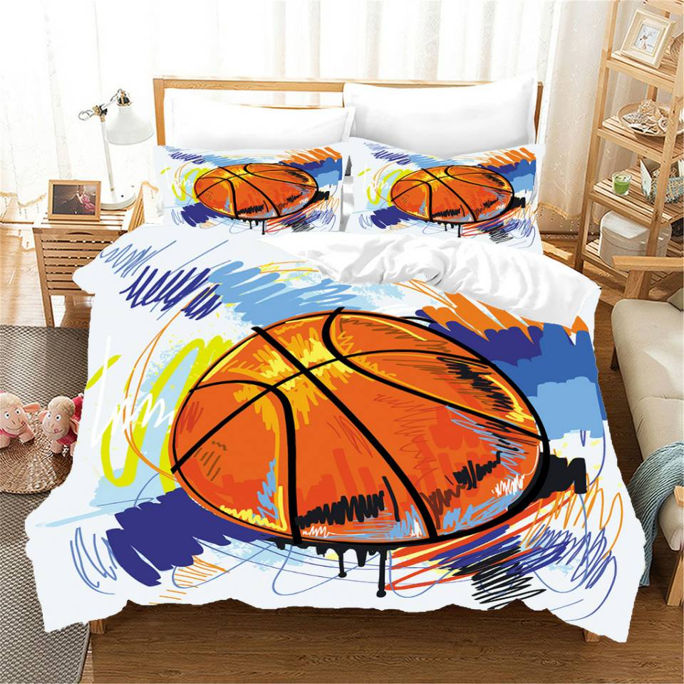 Housse De Couette Style Dessin Basketball