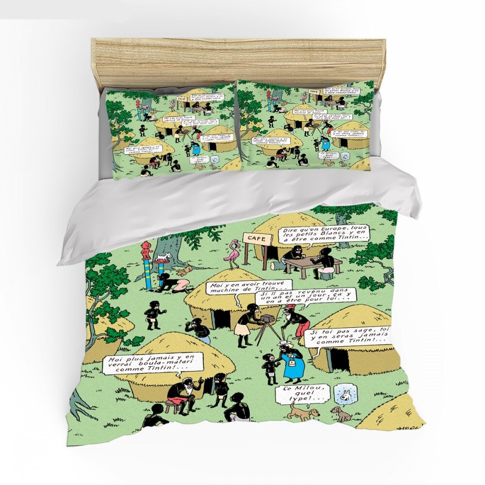 Housse De Couette Tintin Au Congo