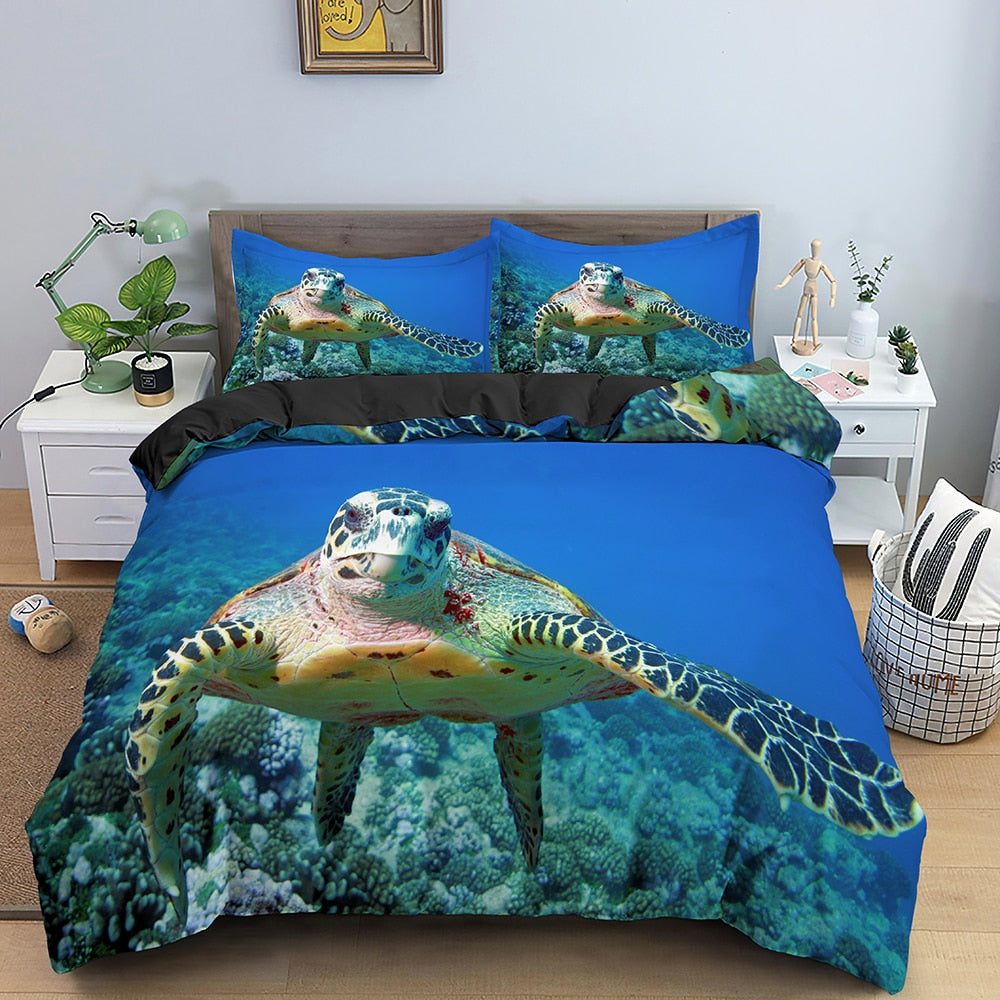 Housse De Couette Tortue De Mer