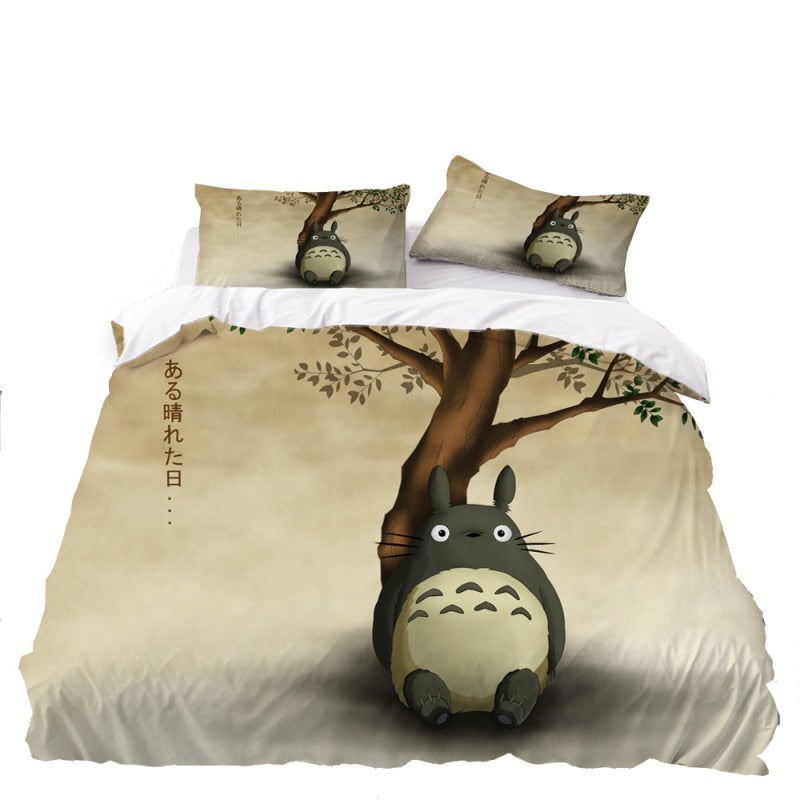 Housse De Couette Totoro Blanche