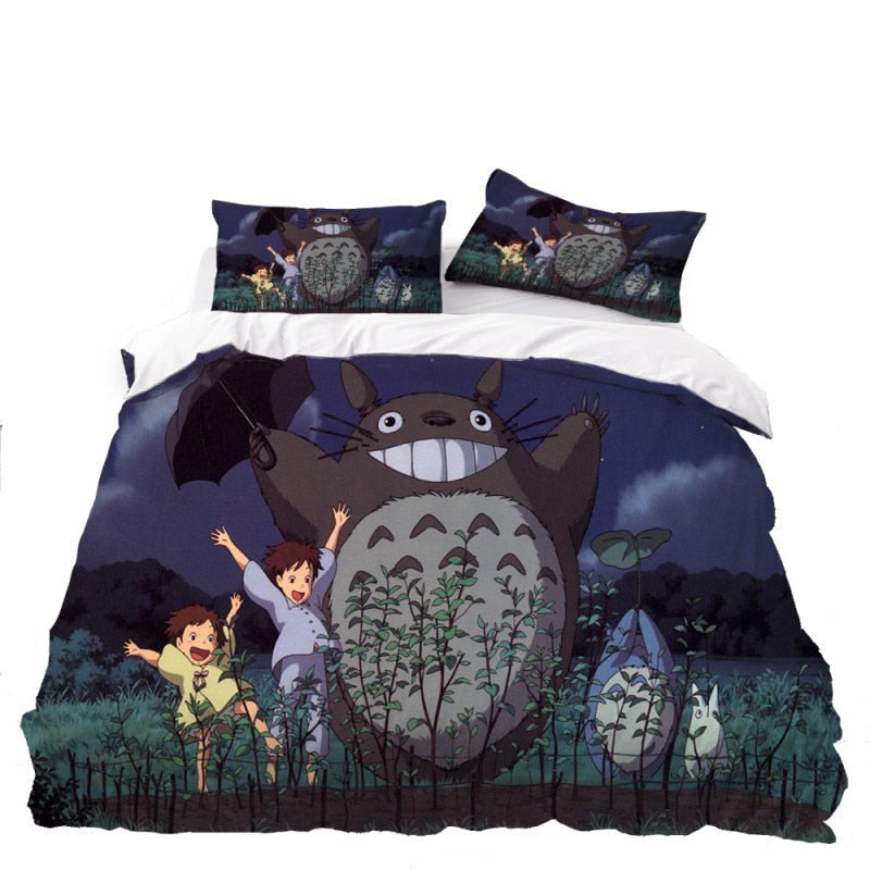 Housse De Couette Totoro Mei Et Satsuki