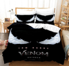 Housse De Couette Venom Visage Noir Et Blanche