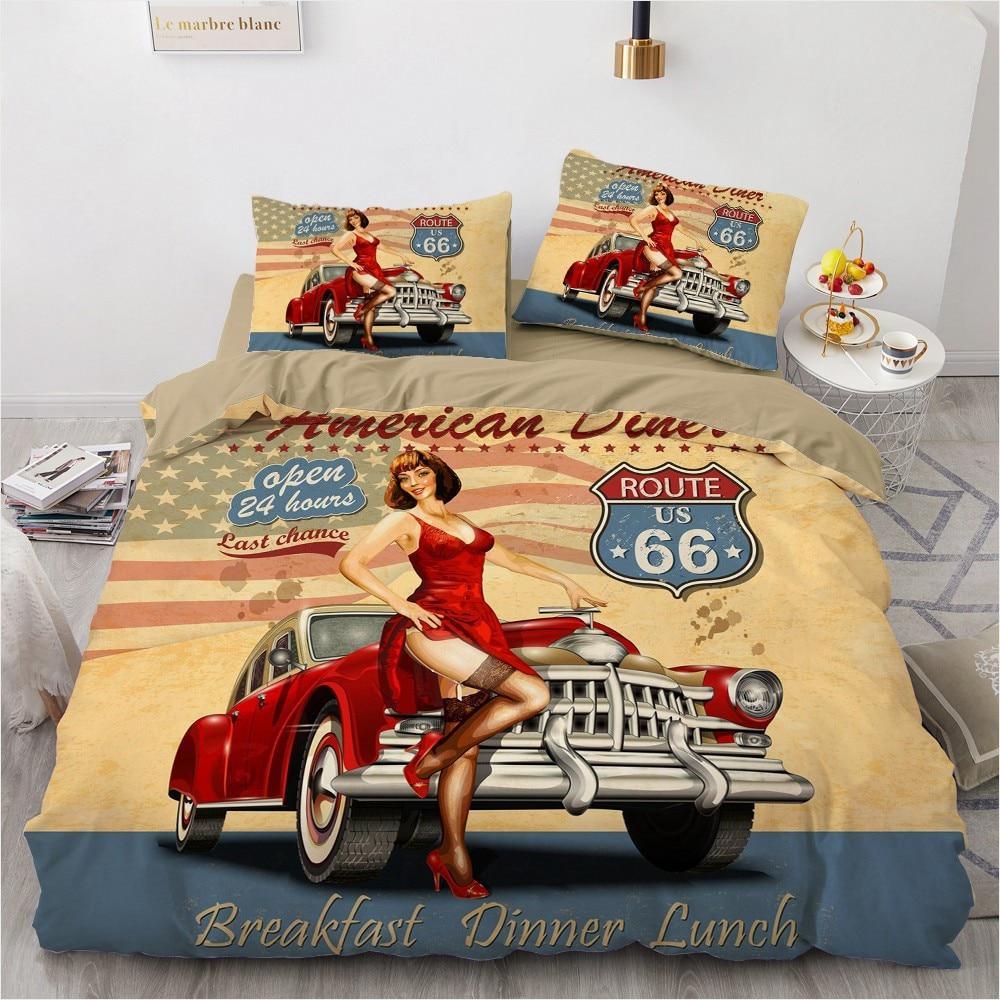 Housse De Couette Vintage Style American Dream