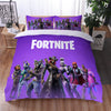 Housse De Couette Violette Personnages Fortnite