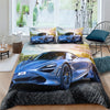 Housse De Couette Voiture De Luxe Bleue