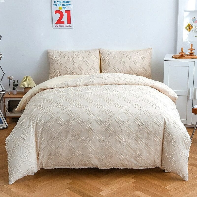 Housse de Couette 220x240 Beige