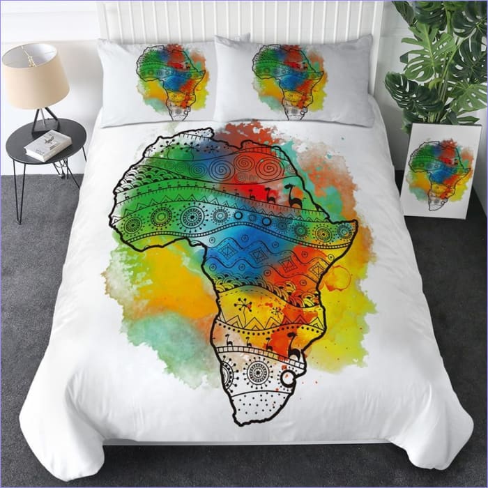 Housse de Couette Afrique Multicolore