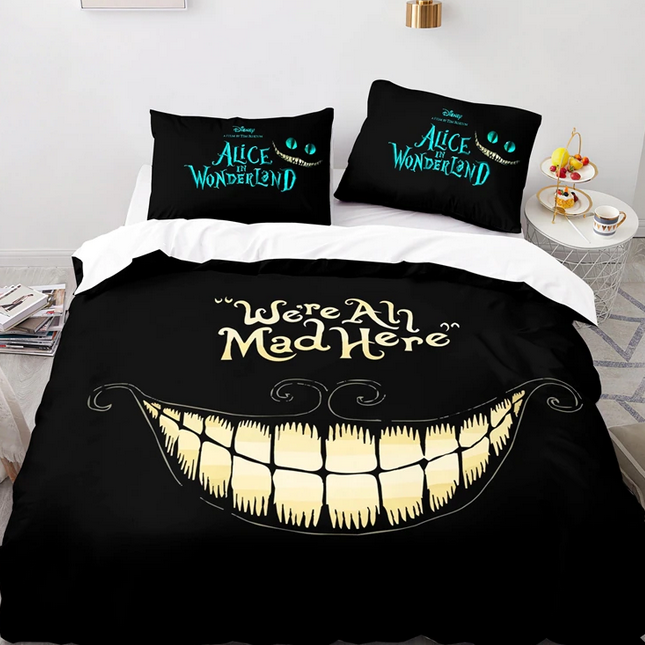 Housse de Couette Alice Aux Pays Des Merveilles Le Chat