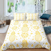 Housse de Couette Ananas Jaune 220x240