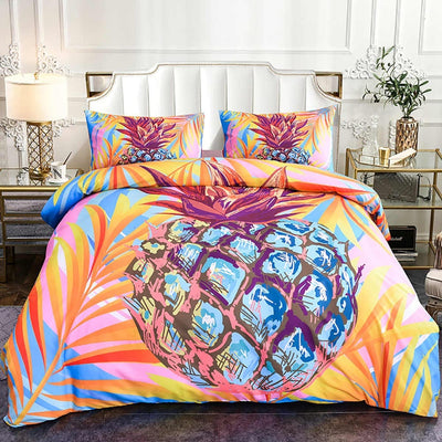 Housse de Couette Ananas Multicolore