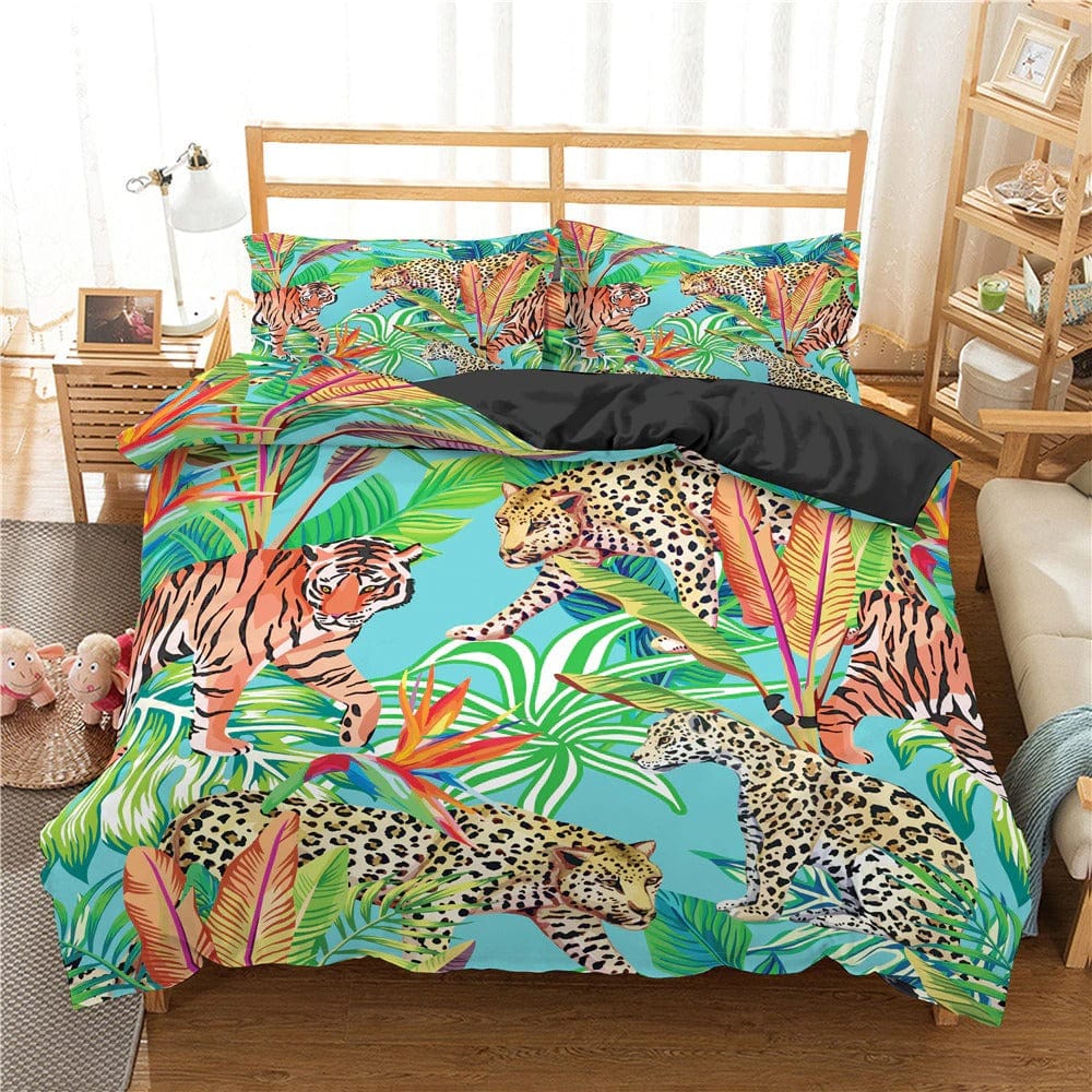 Housse de Couette Animaux Jungle