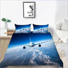 Housse de Couette Avion Beau Paysage