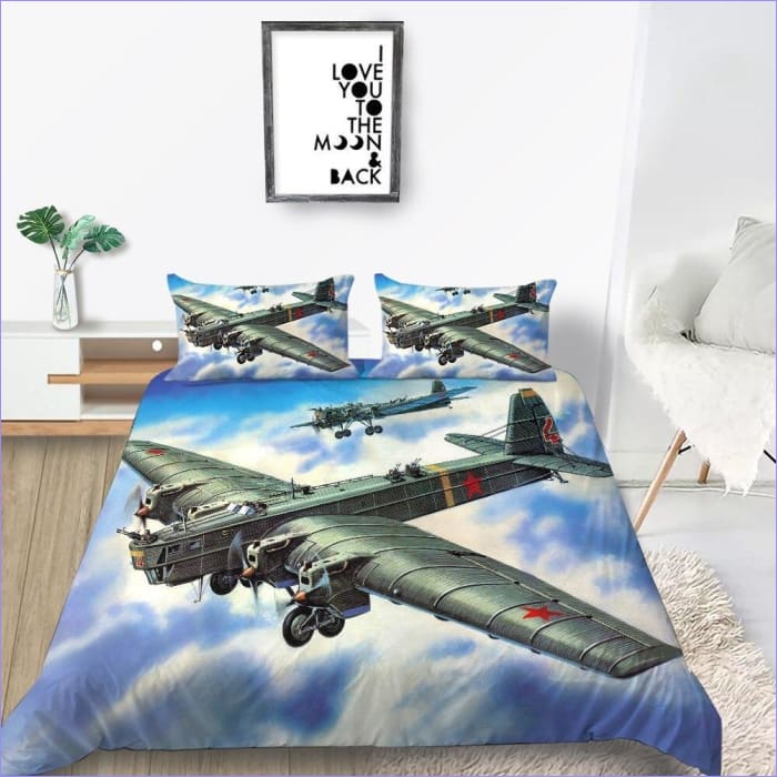 Housse de Couette Avion Heinkel